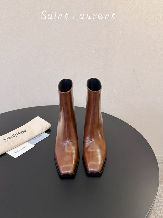 Saint Laurent boots in smooth leather 65282-1 Saint Laurent boots in smooth leather 65282-1