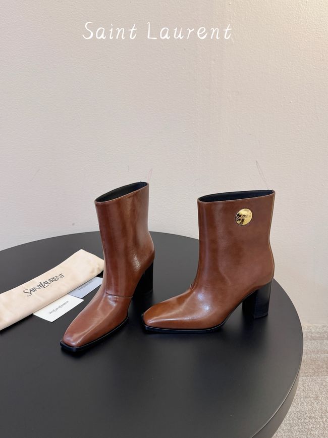 Saint Laurent boots in smooth leather 65282-1 Saint Laurent boots in smooth leather 65282-1