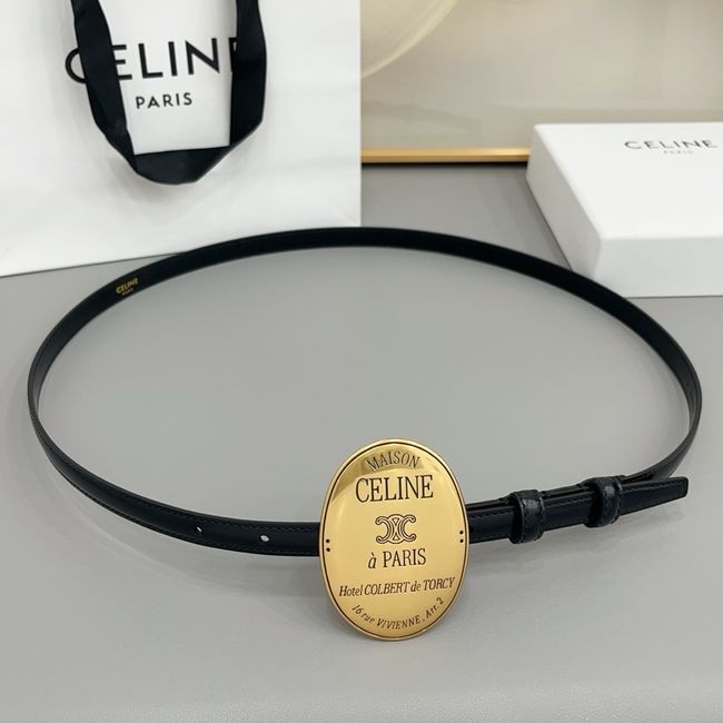 Celine LITTLE MAISON CELINE BELT IN TAURILLON LEATHER 18MM  HO5705