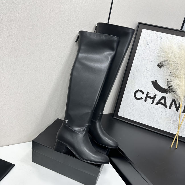 Chanel Shiny Calf Boots 95411-4