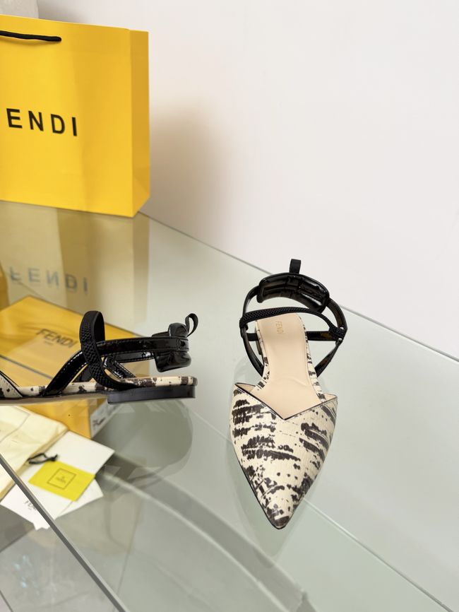 Fendi WOMENS SANDAL slingback Colibri Lite 8J8559-2 Fendi WOMENS SANDAL slingback Colibri Lite 8J8559-2