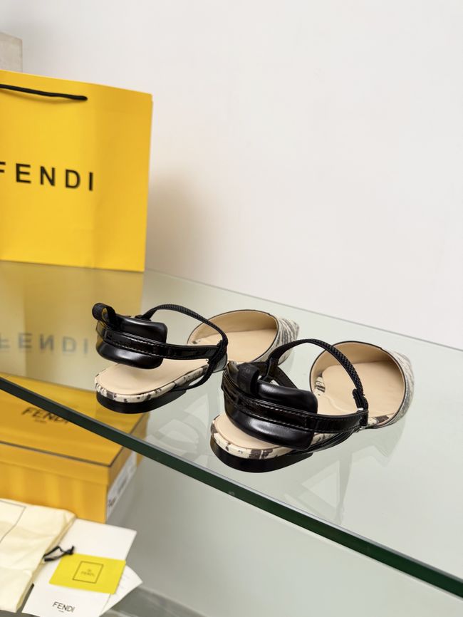 Fendi WOMENS SANDAL slingback Colibri Lite 8J8559-2 Fendi WOMENS SANDAL slingback Colibri Lite 8J8559-2