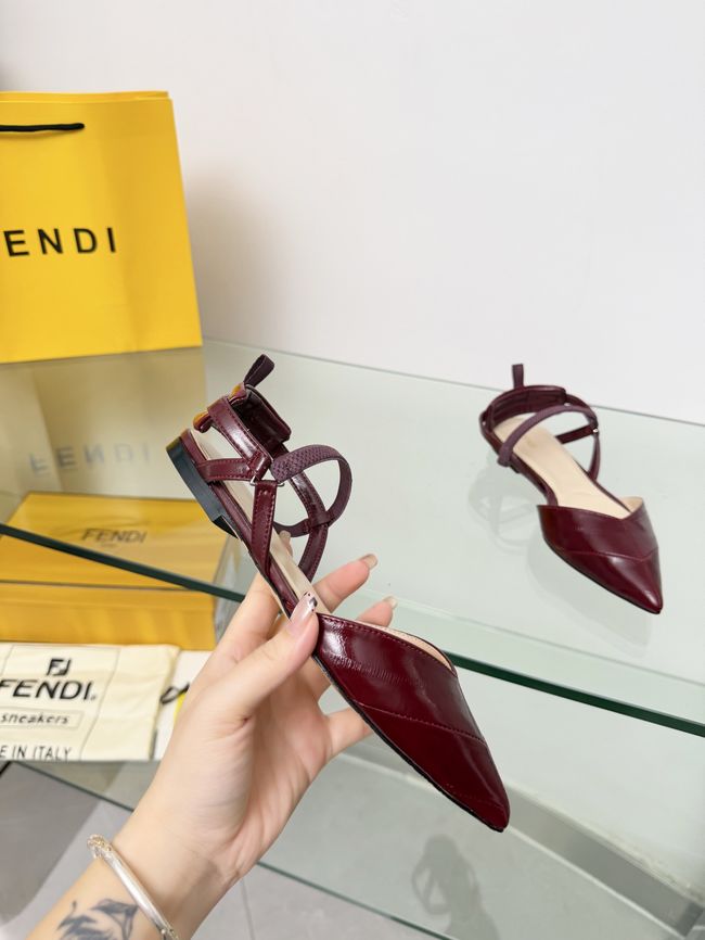 Fendi WOMENS SANDAL slingback Colibri Lite 8J8559-7